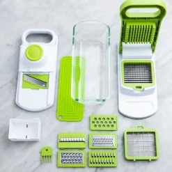 KSP Pro Chef 'All-In-1' Mandoline-Chopper S/10 (Green)