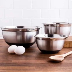 KSP Pro Chef Non-Skid Mixing Bowls - Set of 3