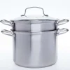 KSP Pro-Form Pasta Cooker Combo - Set of 4 (Stainless Steel)