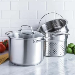 KSP Pro-Form Pasta Cooker Combo - Set of 4 (Stainless Steel)