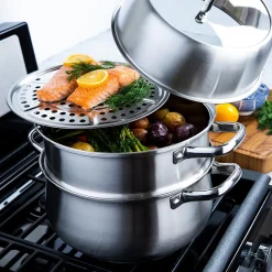 KSP Pro-Form Steamer Pot - Set of 4 (Stainless Steel)