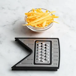 KSP Pro Slice 'V Shaped' Mandoline Slicer - Set of 6 (St/St - Black)