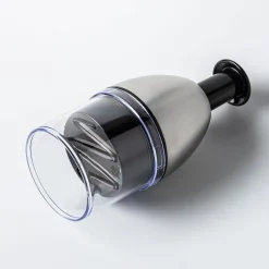 KSP Quick Chop Rotating Food Chopper (St/St - Clear/Black)