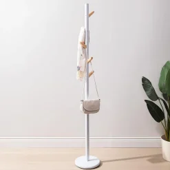 KSP Regent Coat Rack (Wood/White)