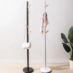 KSP Regent Coat Rack (Wood/White)