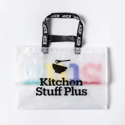 KSP Reusable Transparent 'Large' Shopping Bag (Clear)