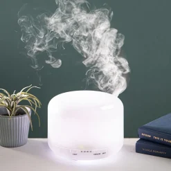 KSP Revitalize LED Ultrasonic Oil Diffuser (White)