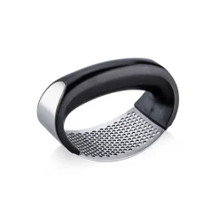 KSP Rocker Garlic Press (Stainless Steel, Black)