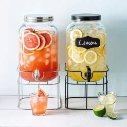 KSP Rosedale Beverage Dispenser with Stand (Clear/Chrome)