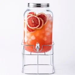 KSP Rosedale Beverage Dispenser with Stand (Clear/Chrome)