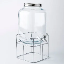 KSP Rosedale Beverage Dispenser with Stand (Clear/Chrome)