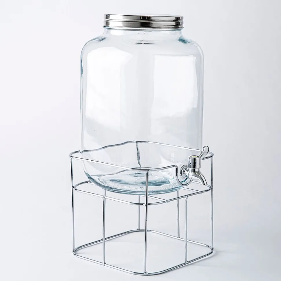 KSP Rosedale Beverage Dispenser with Stand (Clear/Chrome)