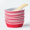 KSP Rowboat Melamine Bowl with Paddle (Red)