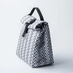 KSP Sack 'Zig Zag' Insulated Lunch Bag (Black/White)