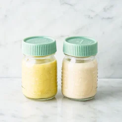 KSP Salad To-Go Glass Salad Dressing Jar - Set of 2