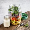 KSP Salad To-Go Glass Salad Mason Jar