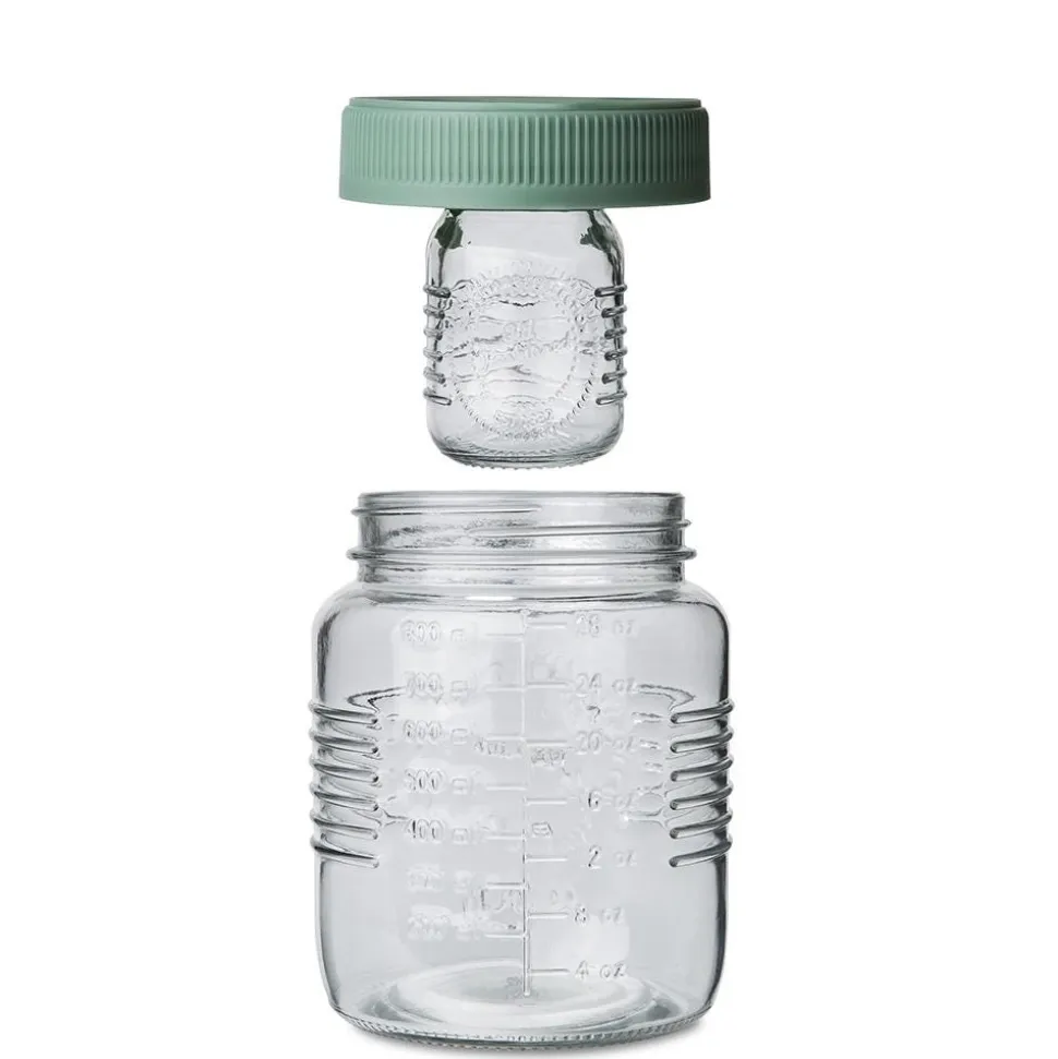 KSP Salad To-Go Glass Salad Mason Jar