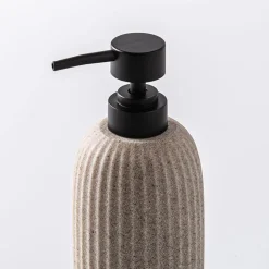 KSP Sandstone Resin Soap Pump (Taupe)