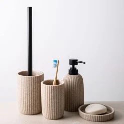KSP Sandstone Resin Soap Pump (Taupe)