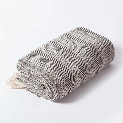 KSP Savo Recycled Cotton Throw (Black)