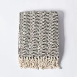 KSP Savo Recycled Cotton Throw (Black)