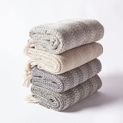 KSP Savo Recylced Cotton Throw (Grey)