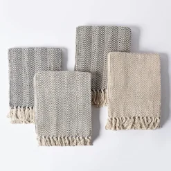 KSP Savo Recylced Cotton Throw (Blue)