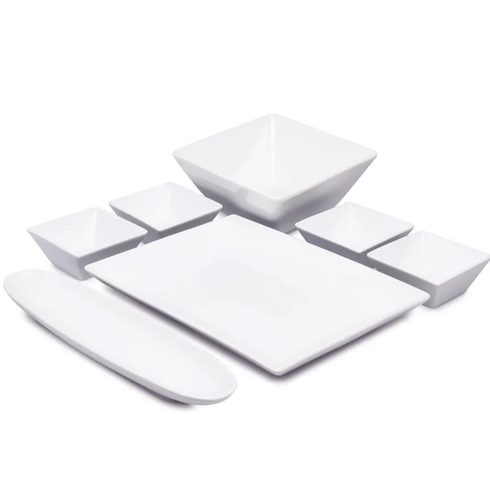 KSP Savour Porcelain Entertainment Combo - Set of 7