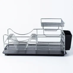 KSP Scoop 2-Tier Dish Rack - Black