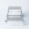 KSP Scoop 2-Tier Dish Rack - White