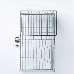 KSP Scoop 2-Tier Dish Rack - White