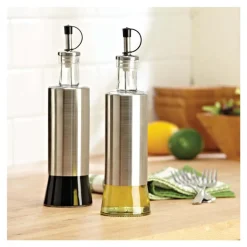 KSP Silo Glass Oil and Vinegar Bottle Combo - Set of 2