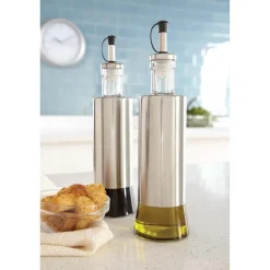 KSP Silo Glass Oil and Vinegar Bottle Combo - Set of 2