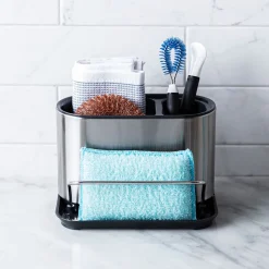 KSP Sinkhub Sink Caddy with Soap Pump (St/St - Black)