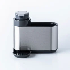 KSP Sinkhub Sink Caddy with Soap Pump (St/St - Black)