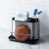 KSP Sinkhub Sink Caddy with Sponge Holder (St/St - Black)