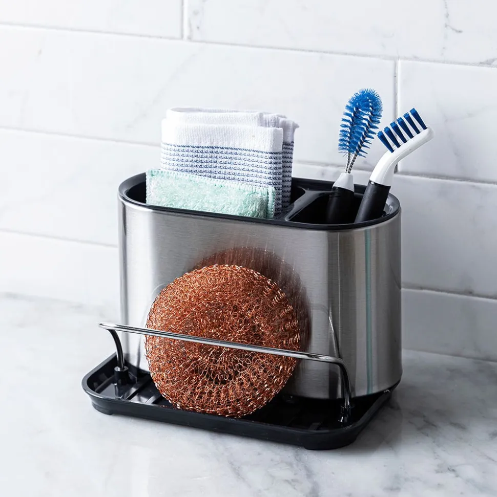 KSP Sinkhub Sink Caddy with Sponge Holder (St/St - Black)