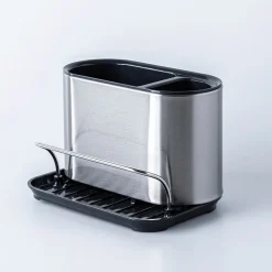 KSP Sinkhub Sink Caddy with Sponge Holder (St/St - Black)