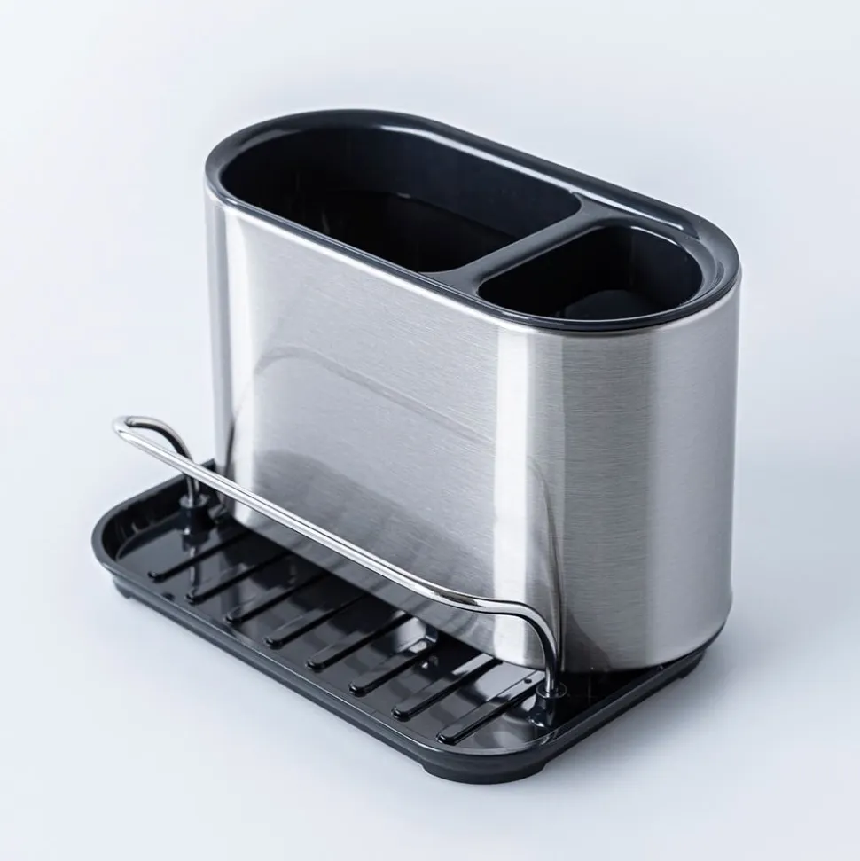 KSP Sinkhub Sink Caddy with Sponge Holder (St/St - Black)