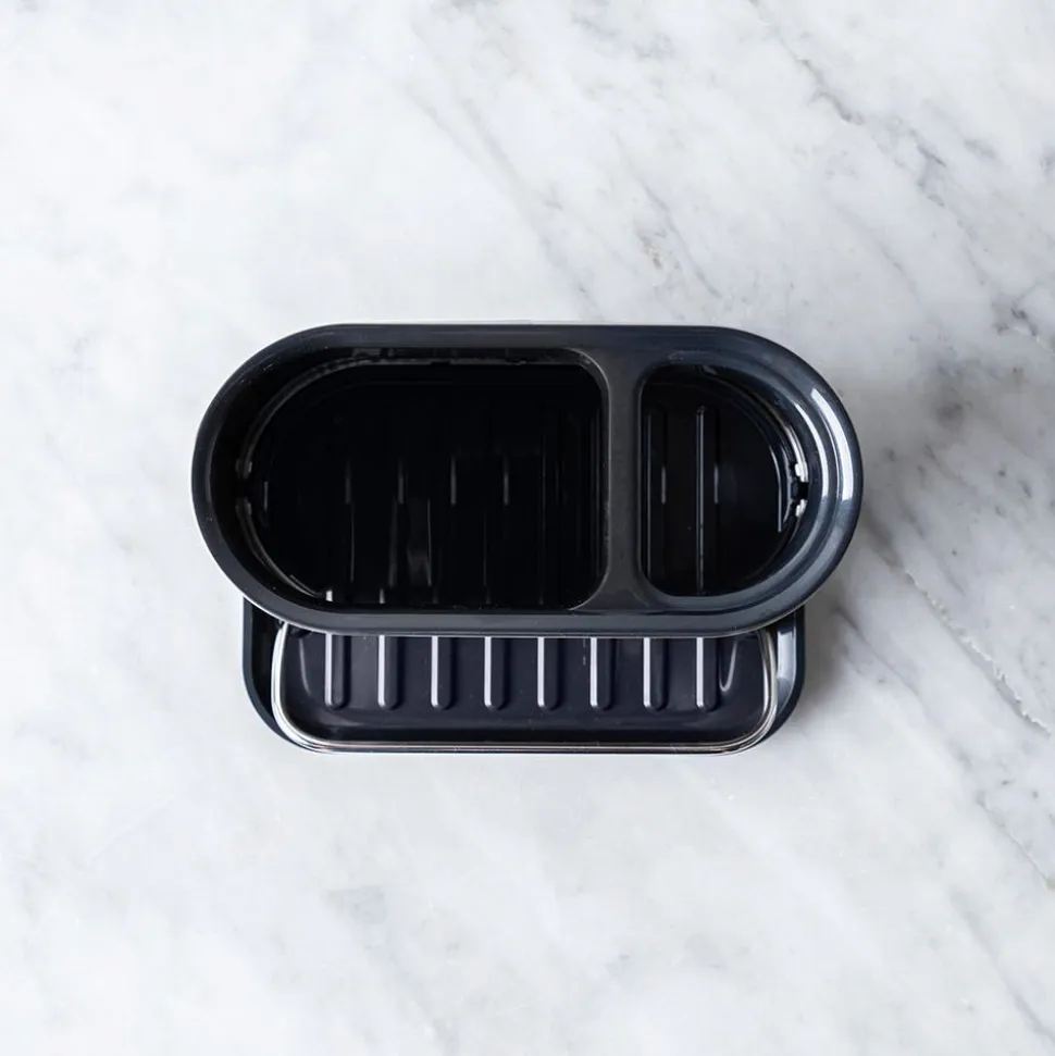 KSP Sinkhub Sink Caddy with Sponge Holder (St/St - Black)