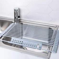 KSP SINKSMART Roll-Up Silicone Dish Drying Rack (Large)