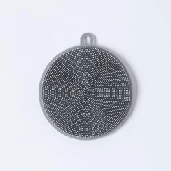 KSP Sinksmart 'Round' Silicone Scrubber Sponge (Grey)