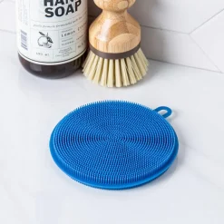 KSP Sinksmart 'Round' Silicone Scrubber Sponge (Navy)
