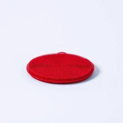 KSP Sinksmart 'Round' Silicone Scrubber Sponge (Red)