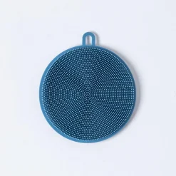 KSP Sinksmart 'Round' Silicone Scrubber Sponge (Slate Blue)