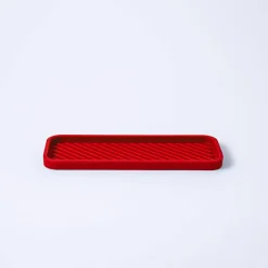 KSP Sinksmart Silicone Sink Organizer Tray (Red)
