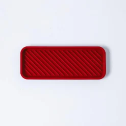 KSP Sinksmart Silicone Sink Organizer Tray (Red)