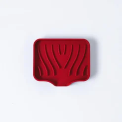 KSP Sinksmart Silicone Soap/Sponge Holder (Red)