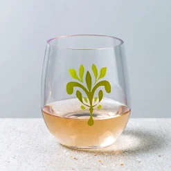 KSP Sip 'Verde' Stemless Wine Glass 423ml/14oz.