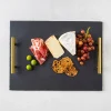 KSP Slate Board with Gold Handles 40x30x.0.7cm